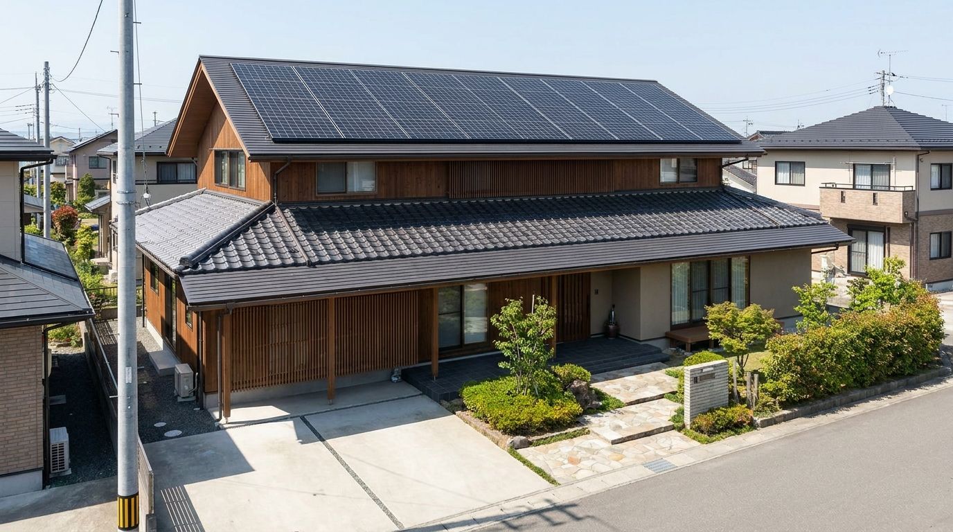 郡山市 K様邸 太陽光発電システム設置(10kW)
