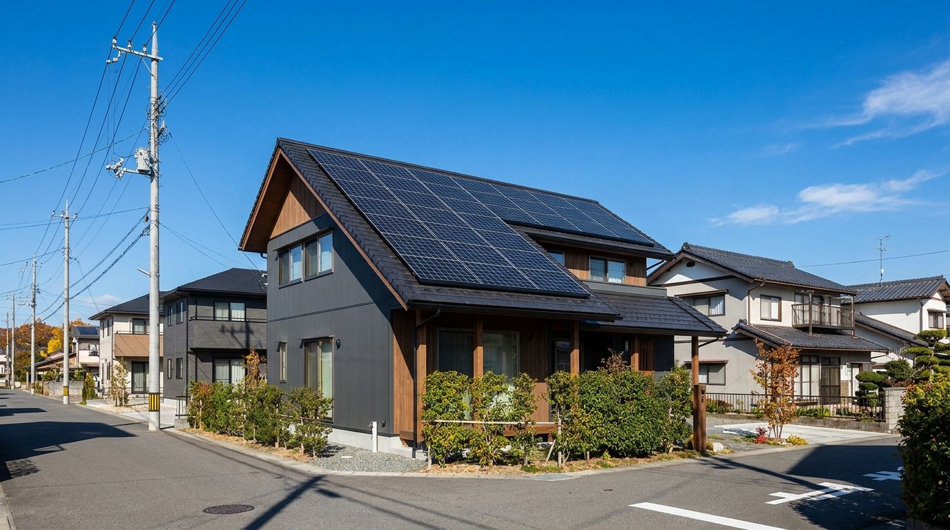 郡山市 K様邸 太陽光発電システム設置
